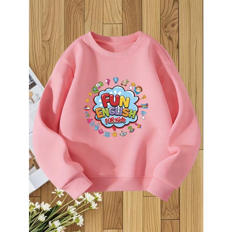 European Size unisex Crew Neck Sweatshirt ,Fashionable Print Casual Top For Fall/Winter, Regular Fit With Slight Stretch Fabric