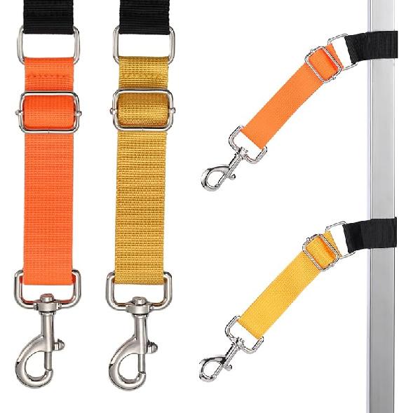 Pet Dog Grooming Arm Accessories - Dogs Loop Pets Grooming Loops Extension Straps 2 PCS Adjustable Secure and Stable Loop Extender Bathing Restraint