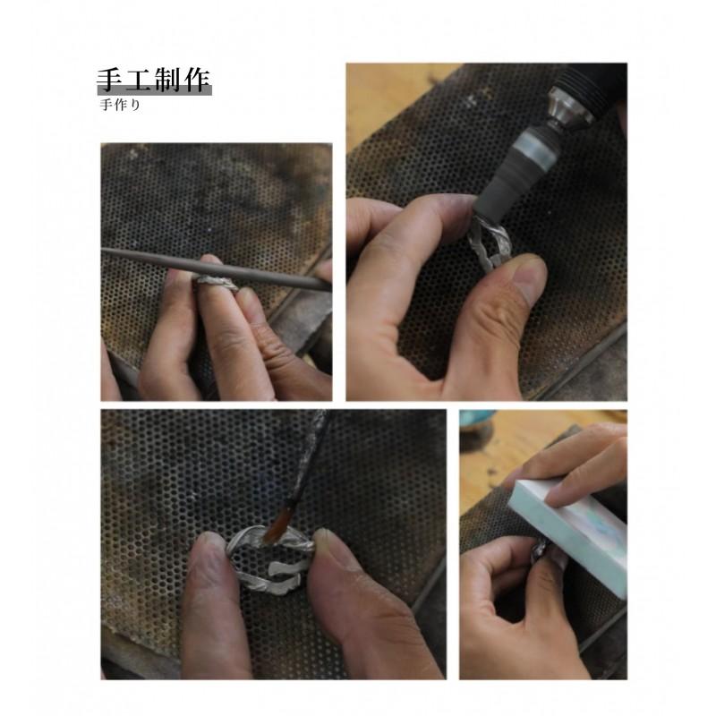 Adjustable Open Ring Men Women Sterling Geometric Vintage Wooden Texture Band Minimalist Couple Jewelry