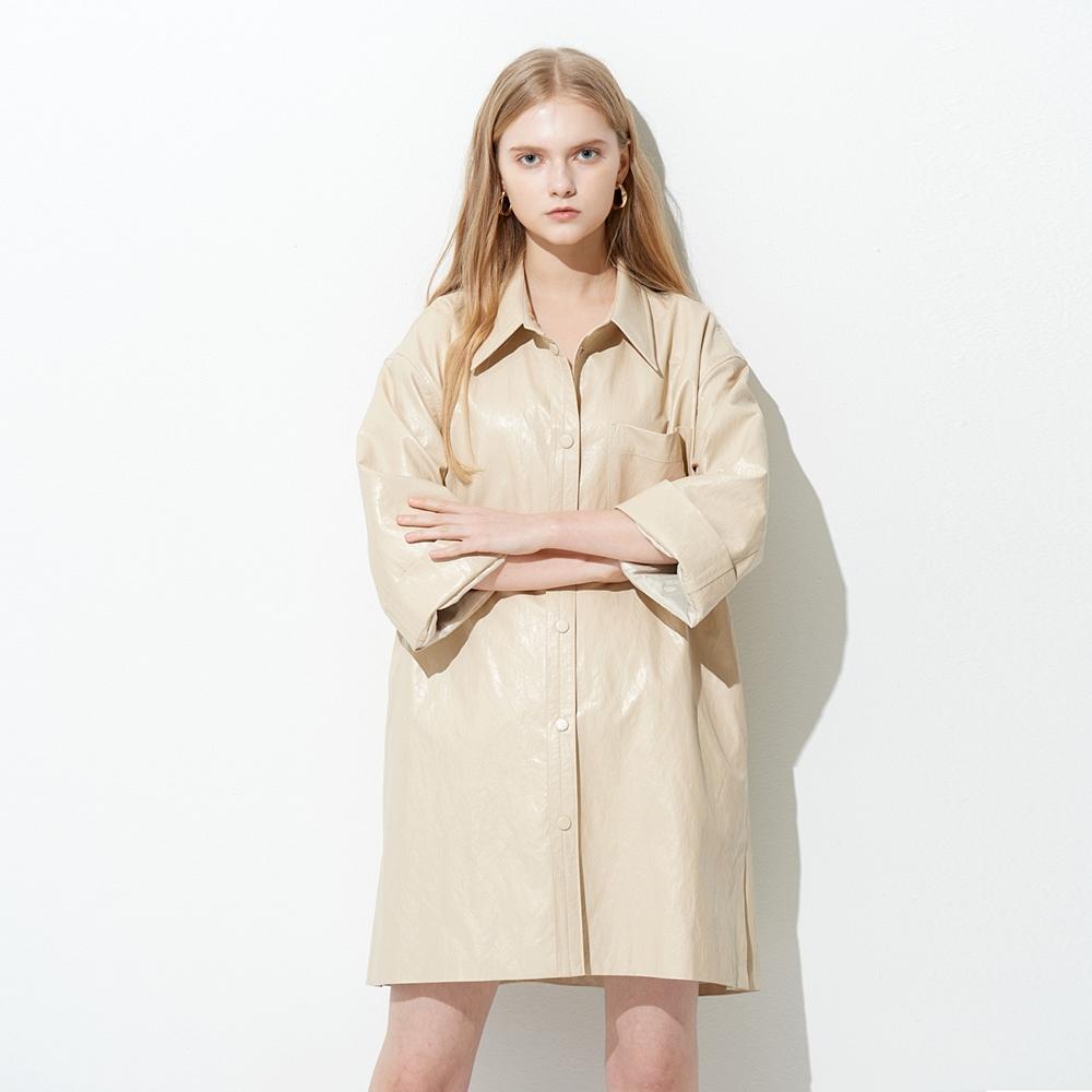Pin Black Crack Eco Vegetable One-Piece Ivory