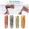 4-In-1 Coin Counter And Sorter Tube Set With Holder,Piggy Bank Penny Nickel Dime Quarter Roll Organizer