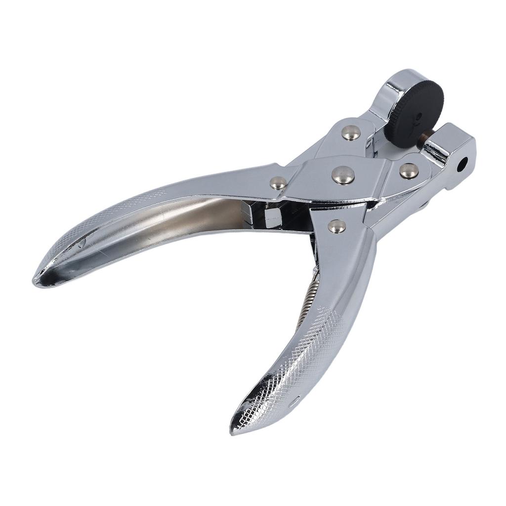 Plastic Bag Hole Puncher Zinc Alloy Handheld Single Round Hole Punch for Thin Film PE OPP PVC Bags