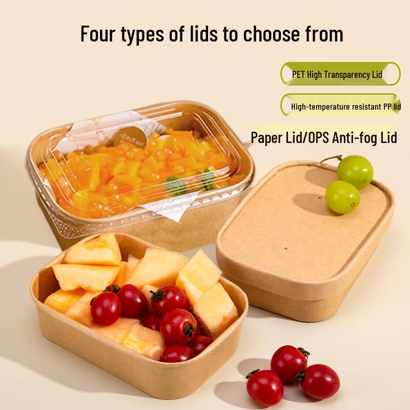 Einweg Mikrowellengeeignete Kraftpapier Lebensmittelbehälter