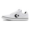 Converse El Distrito 2.0 Ox Synthetikleder Bequem Rutschfest Verschleißfest Niedrige Sneaker Unisex Weiß und Schwarz