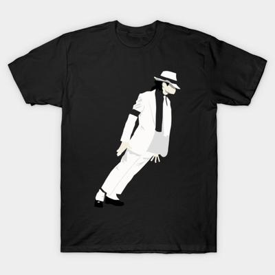 Michael Jackson Smooth Criminal Moonwalker Lean Tricou Unisex Unisex Gât Rotund Bumbac Mânecă Scurtă Supradimensionat Popular Tricou Cadouri pentru Fani