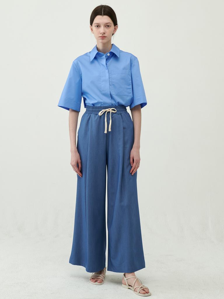 TOSE Denim Wide Elastic Waist Pants