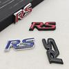 3D Metal Car Steering Wheel Emblem RS Logo Sticker Badge Decals For Honda Civic Accord HRV CRV Jazz City Pilot Fit Accessories