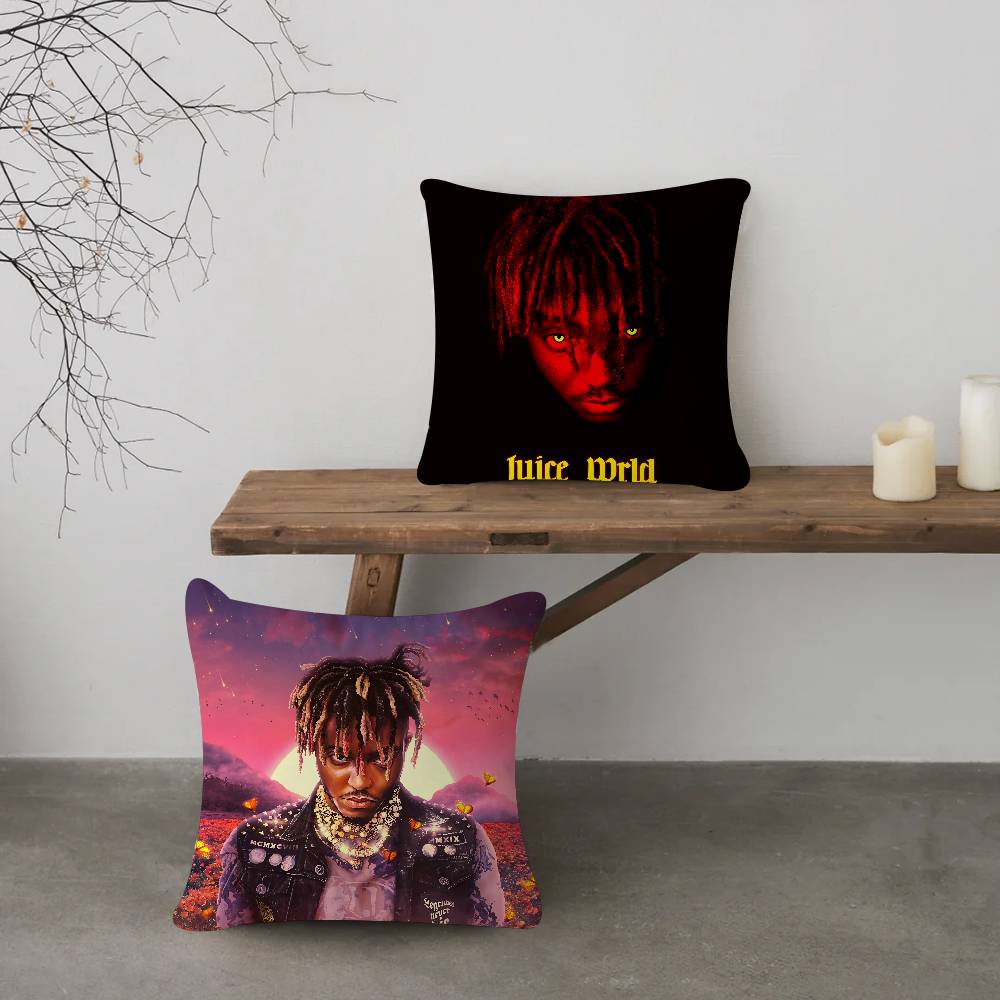 Rap W-WRLD j-Juice Cushion Cover Pillowcase Upholstery Sofa Throw Pillow Home Decor Pillowcas