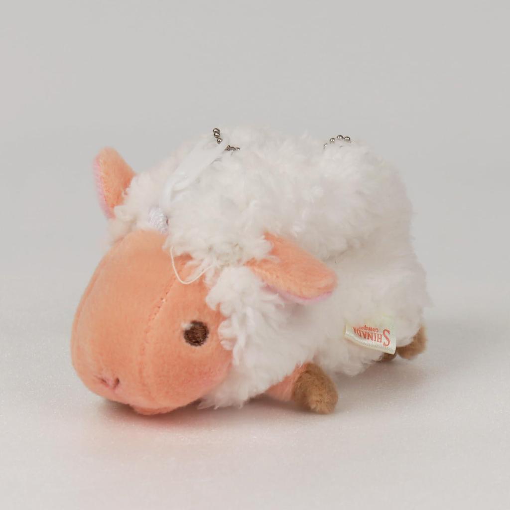 Shinada 2027 Zodiac Year Baby Ram Coin Case Height 9cm White Ball Chain Included Stuffed Toy