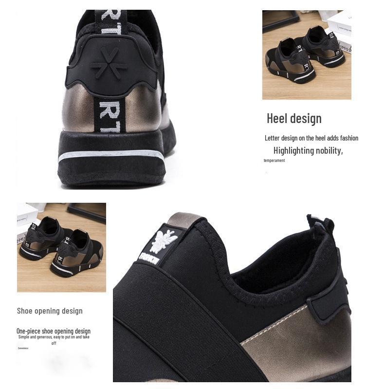 2024 Spring Women's Casual Slip-On Flat Shoes: Outdoor Sporty Dad Style