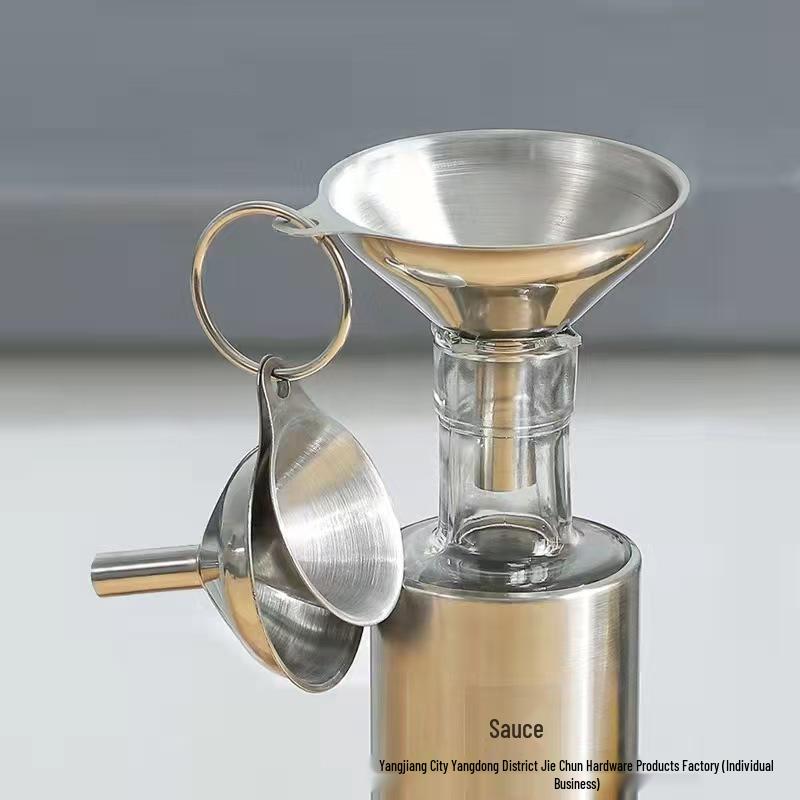 Stainless Steel 304 Three-Piece Oil and Jam Funnel Set