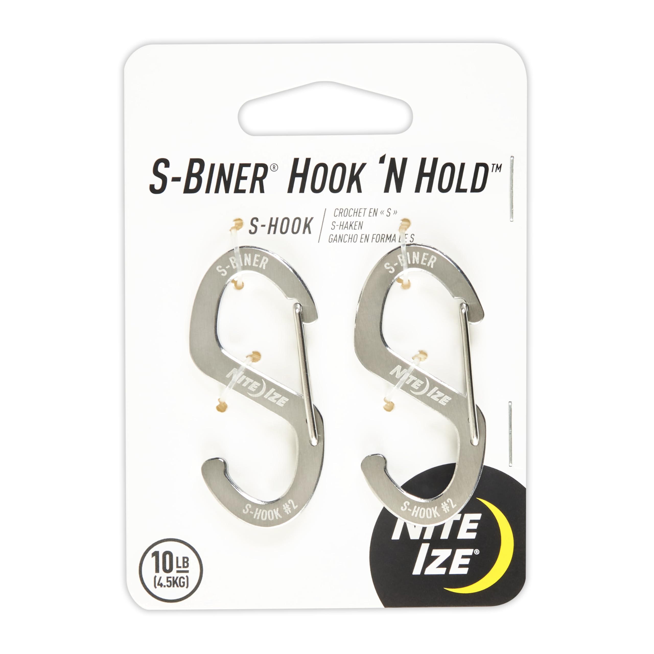 

NITEIZE Hook Hold S S-Biner & (2-Pack)