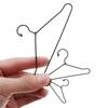 10PCS Retro Mini Metal Coat Hanger Scale Model Dollhouse Clothing Hangers Clothes-rack Ornaments DIY Home Decor Crafts