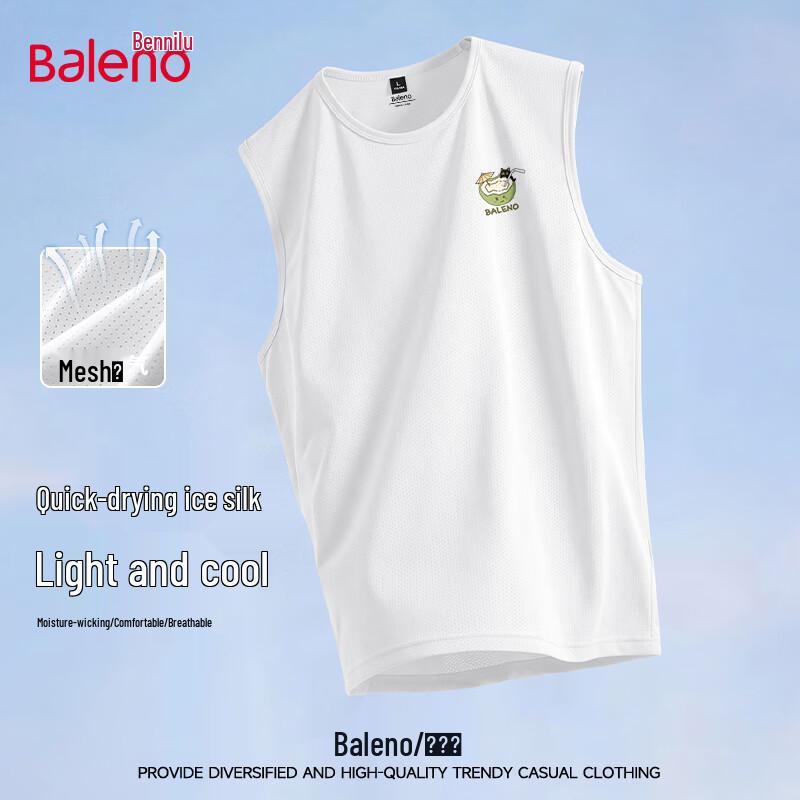 Baleno Men s Ice Silk Mesh Sleeveless Vest 3XL