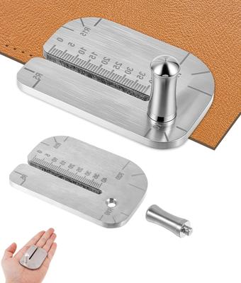 GINTAIMOYU Punching Aid Manual Leather Striking Distance 304 Stainless Cutting Leather Pulling Deformation Auxiliary Leather Crafting Tool DIY Diamond