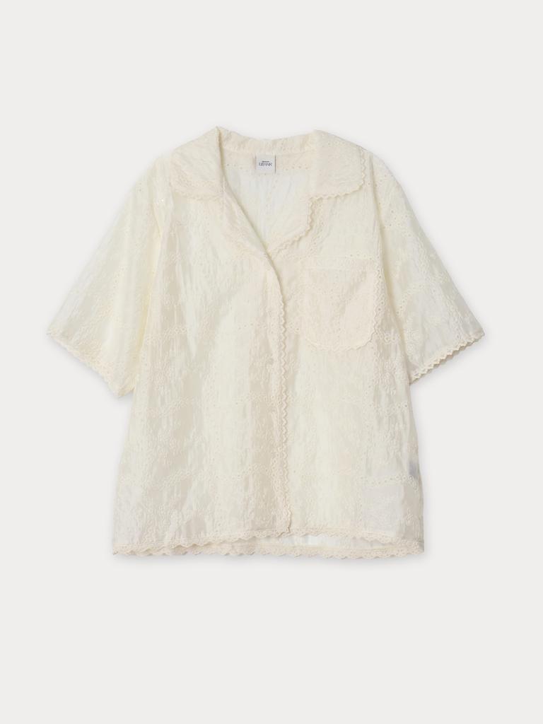 Mejongleuhaleu Margaret Lace Blouse 1 Color