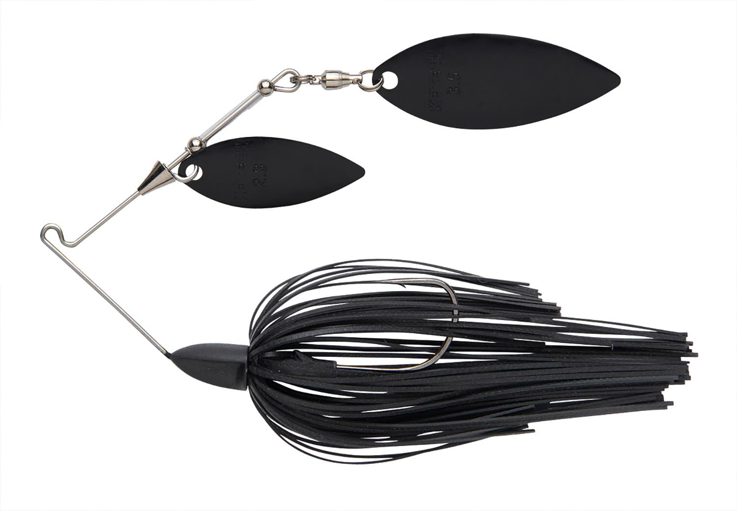 

Keitech Baby Спиннербейт Double Willow Черный T-Bone (DW) 1/4 унции #001