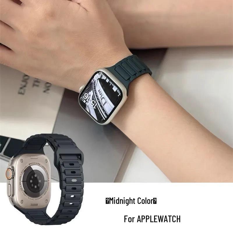 Schlanke Silikon-Sportarmbänder für Apple Watch S10/iWatch9