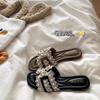 With Skirt, Flat-Bottomed Fairy, One-Word Cool Slippers For Going Out On The Beach, And Small Fragrant Cool Slippers For Summer Wear.