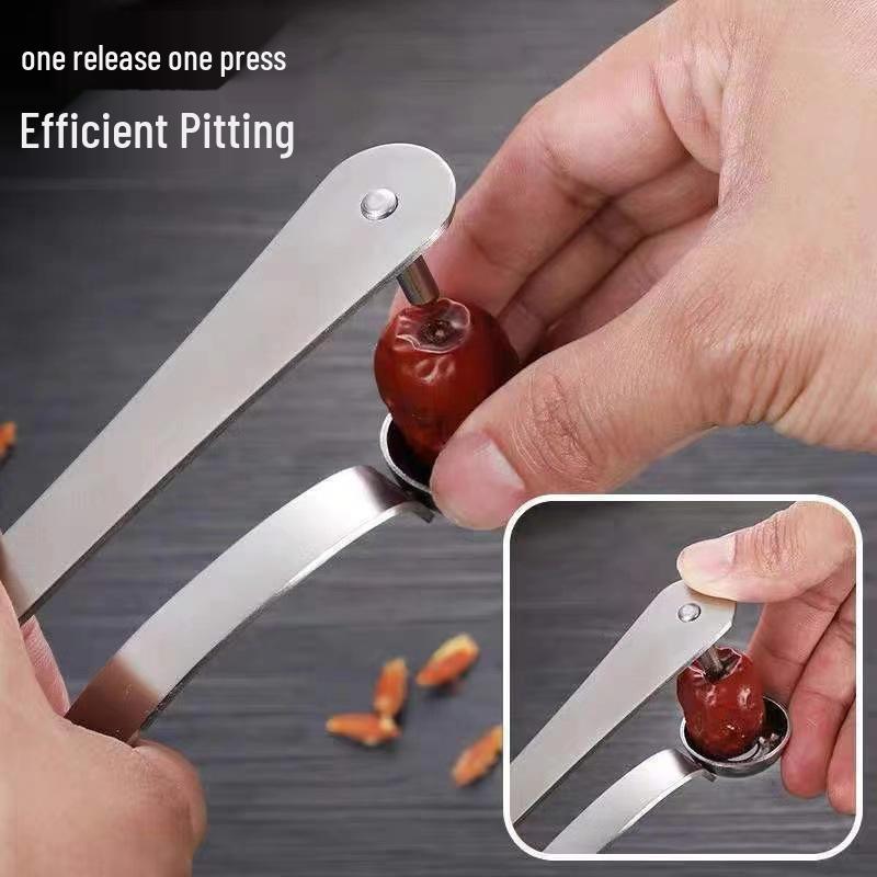 Stainless Steel Multifunctional Date and Cherry Pitter Tool