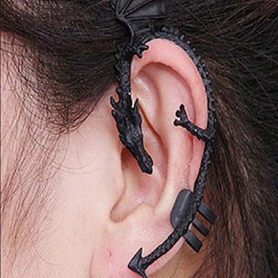 1Pc Ear Rings Durable Perfect Gift Convenient Carved Earrings Cuff Clips