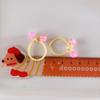 10Pcs Children's Elastic Hair Bands Candy Color Baby Girls Hair Rope Ties Ponytail Holder Rubber Band Hair Accessories Headwear