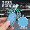 3 Buttons Zinc Alloy Auto Key Fob Case Protect Skin Cover Fit For Geely Gx3 Ec7 Ec8 Gc6 Ec715 Ec718 Emgrand7 Eu7 Ec7-Rv Ec718-Rv Key Ring