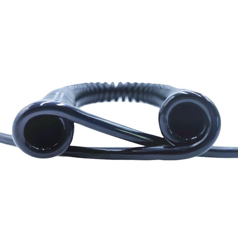 Retractable Spiral Multi-core Cable: 2-8 cores, 0.2-0.5 sq mm Electric Wire