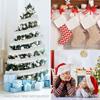 24TE Faux Fur Ribbon Tapes 4Pcs/Set Christmas Tree Skirt Gnome for Doll Beard Decor