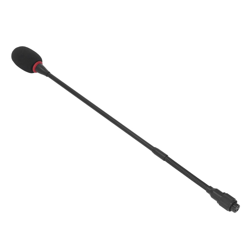 16.5in Gooseneck Microphone Flexible Aluminum Alloy Gooseneck Condenser Microphone for Conference