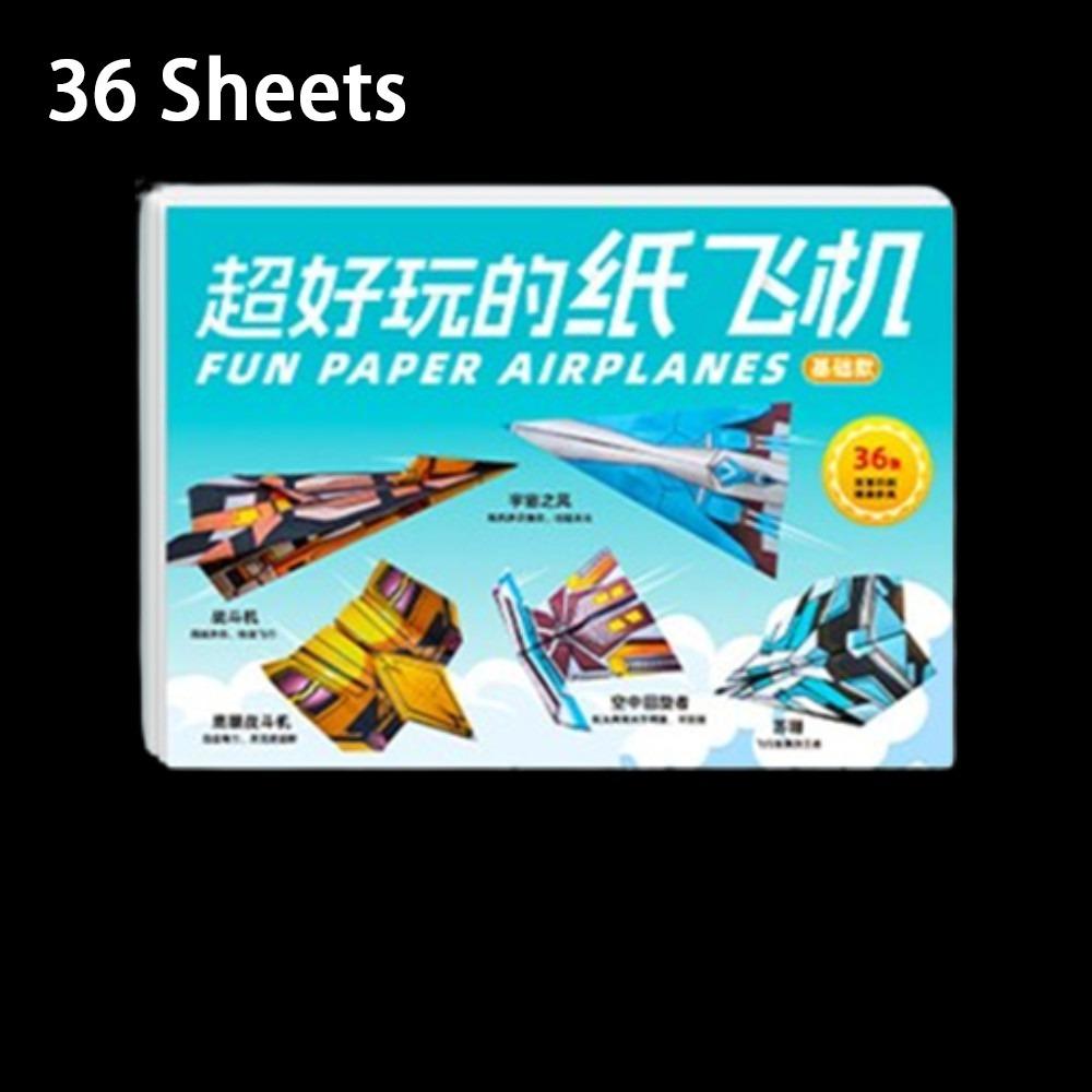 Montessori Origami Airplane Set DIY Aircraft Educational Toy  for Children Toddler Kids