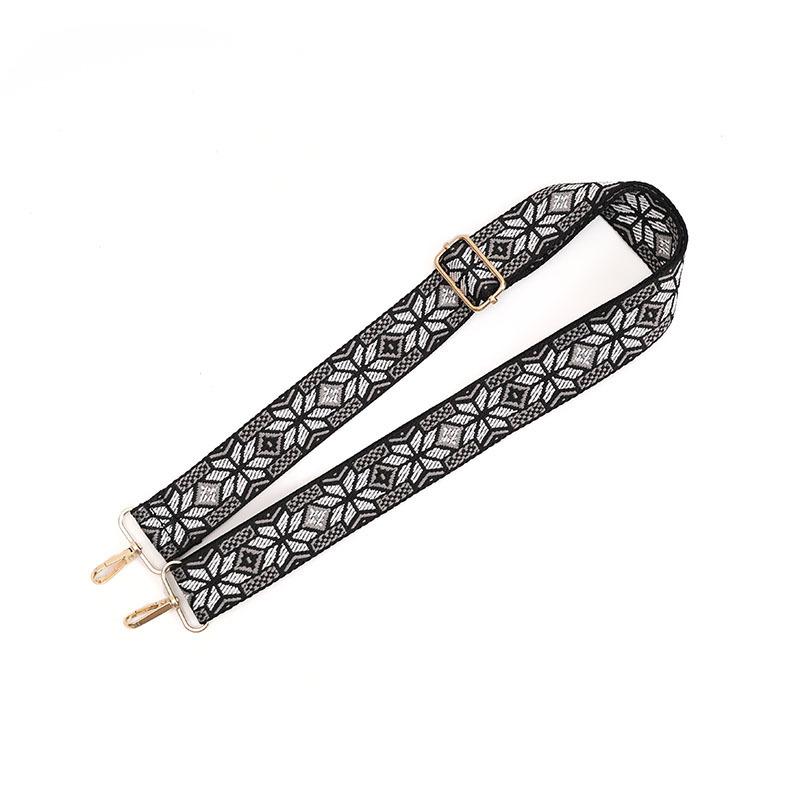 

Hot-selling Snowflake Pattern Bag Accessories Handmade Bag Straps Adjustable Burden Reduction Replacement Straps Crossbody New