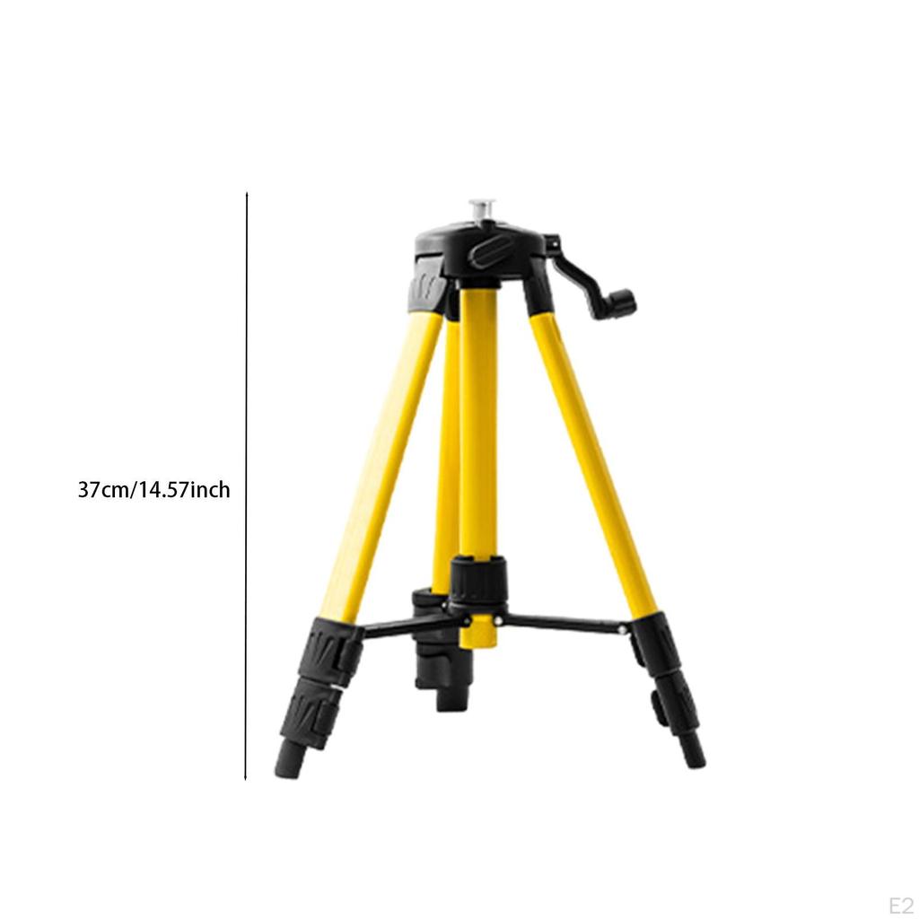 Suport trepied de nivel Înălțime reglabilă Măsură distanță 5/8 inch Montare cu filet Telescopic pt.