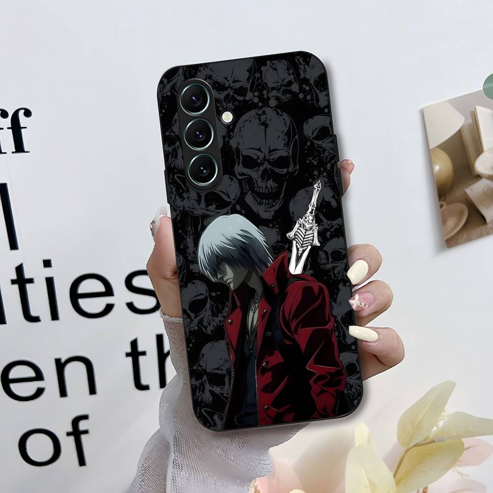 Classic Action Game D-Devil M-May C-Cry Phone Case For Samsung S 24 Fe 25 Ultra Plus 20 Lite 21 30 22 23 24 22 Ultra 5G Fundas