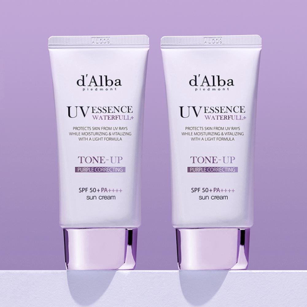 D Alba D Alba Waterful Tone Up Suncream  Purple  50ml+50ml NONE