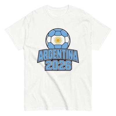 Argentinien 2026 Fußball-Fan-T-Shirt, Argentinien Fan-T-Shirt, Spielgeschenk, Argentinischer Fan-Stil