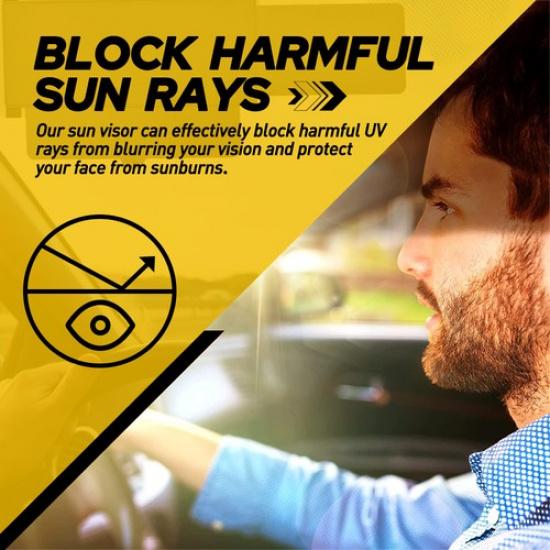 Universal Car Shade for Sun Extend Visor Shield Anti Glare Extension Driving EXV