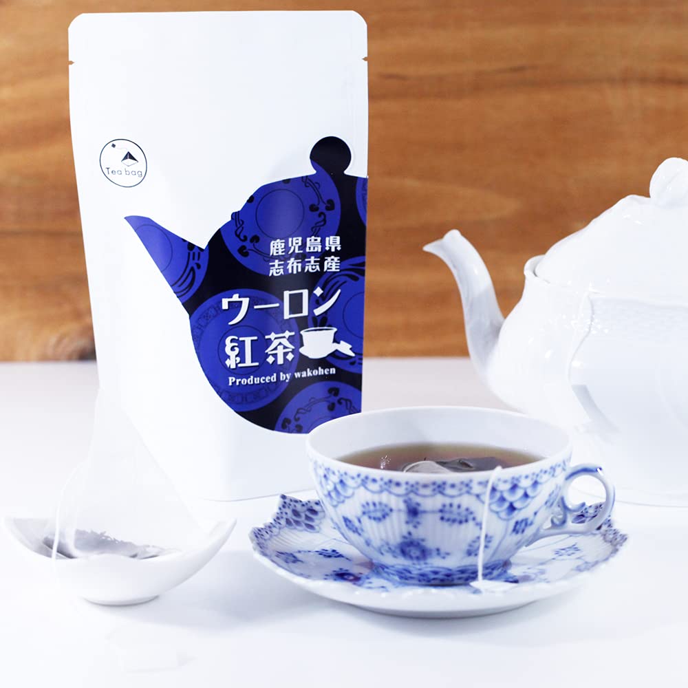 Wakoen Gift Kagoshima Japanese Black Black Tea Tea Bag 2g 15 Packs X 1 Bag Each Kagoshima Tea Japanese Tea with String Benifuuki Tea Pack Assortment