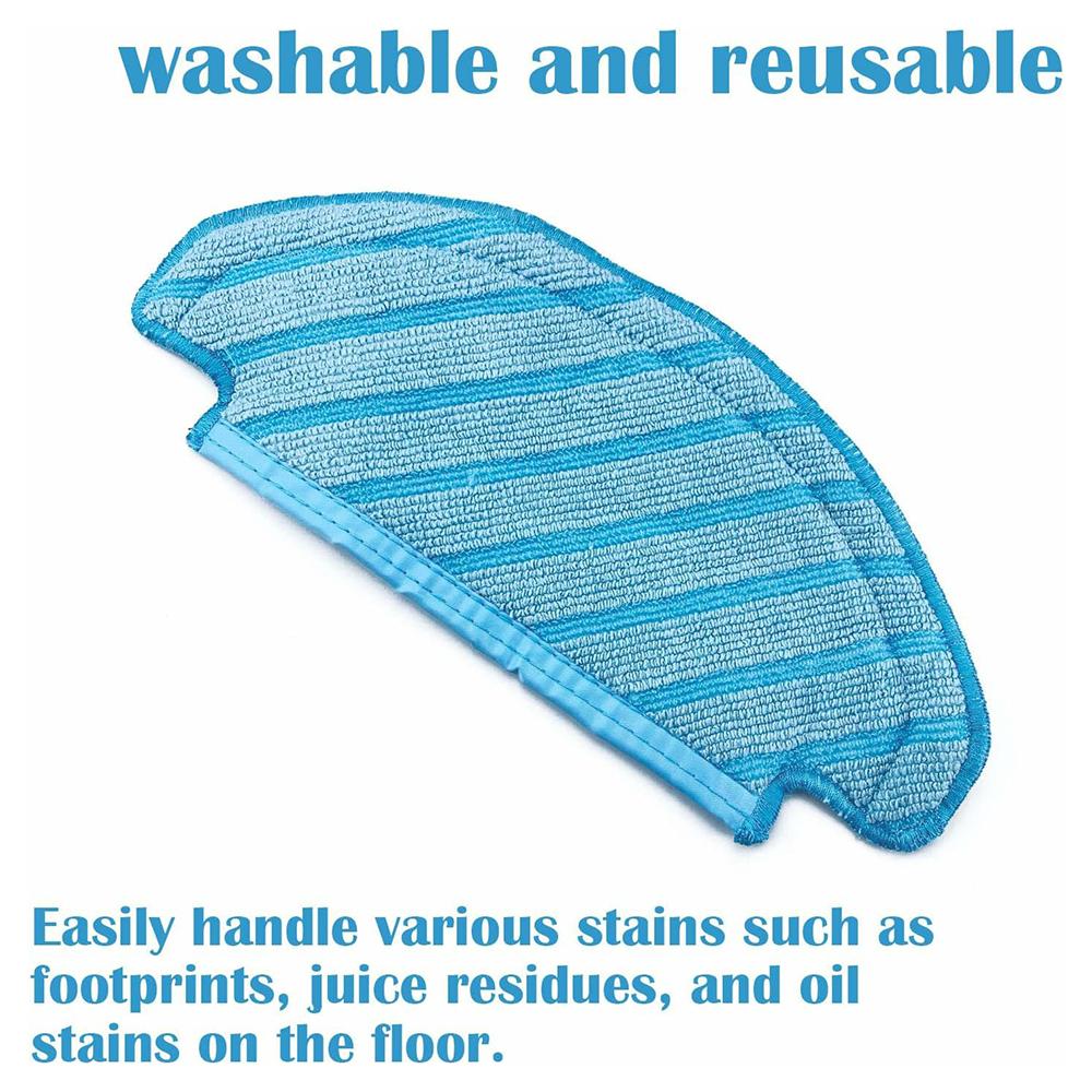 13Pcs Replacement Kit for Ecovacs DEEBOT OZMO 920/950/T5/T8/T9/N7/N8 Main Brush Side Brush Mop Cloth Filter Set