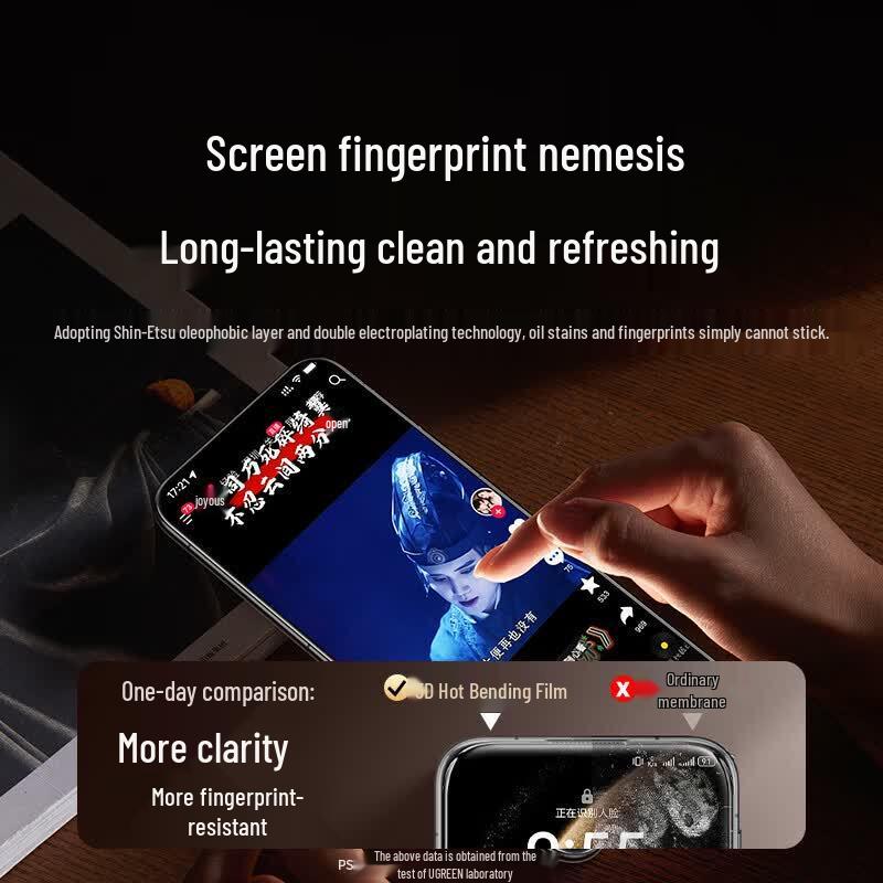UGREEN 3D Curved Tempered Glass Screen Protector for Huawei Mate 70 Pro