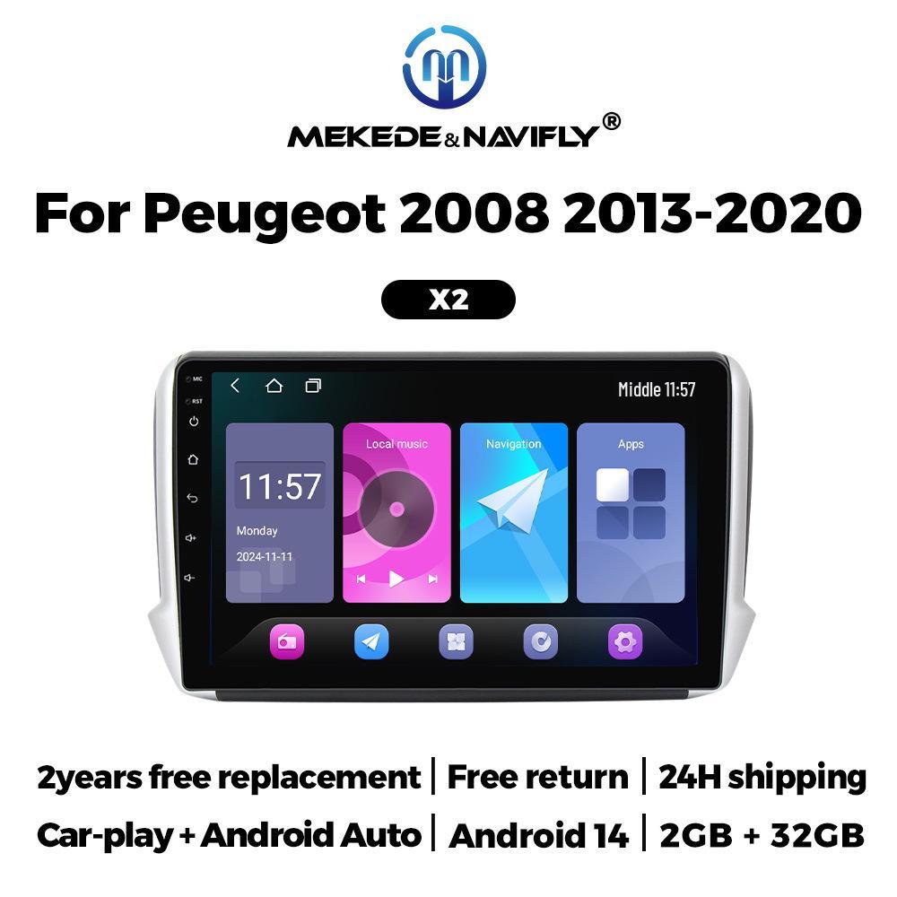 Peugeot 2008 (2013-2020) Android Car GPS MP5 Bluetooth Player