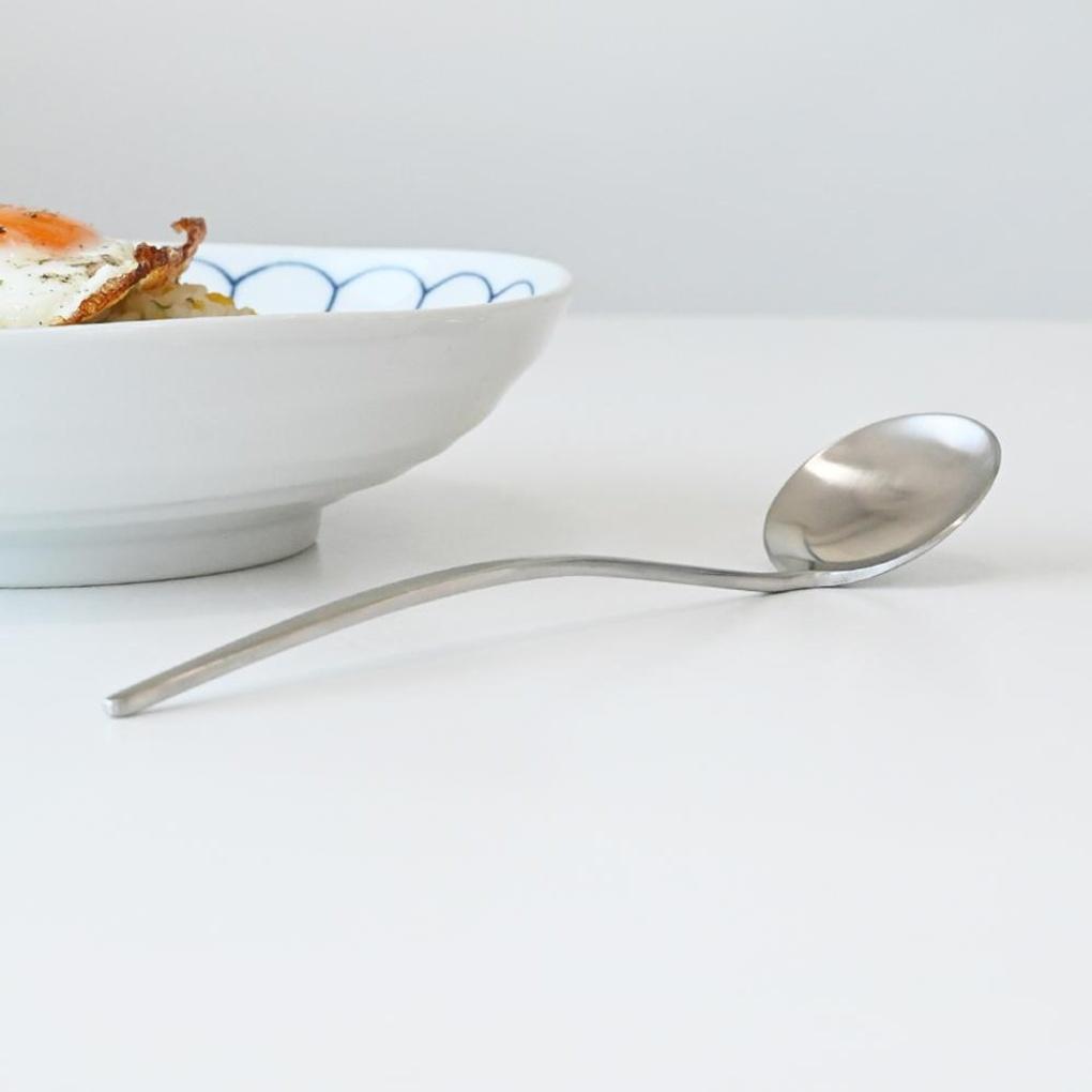 Abella Matte Stainless Steel Spoon Silver