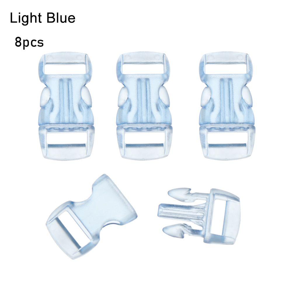 quality 3/8" 10mm Curved Dog Collar Strap Webbing Outdoor Tool Camp Bag Parts Side Release Buckle