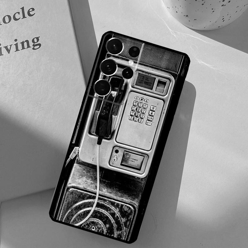 Retro Rotary Dial Telephone Phone Case For Samsung Galaxy S25 Ultra S20 S21 S22 S23 S24 Plus S9 S10 S25 FE Cover Shell