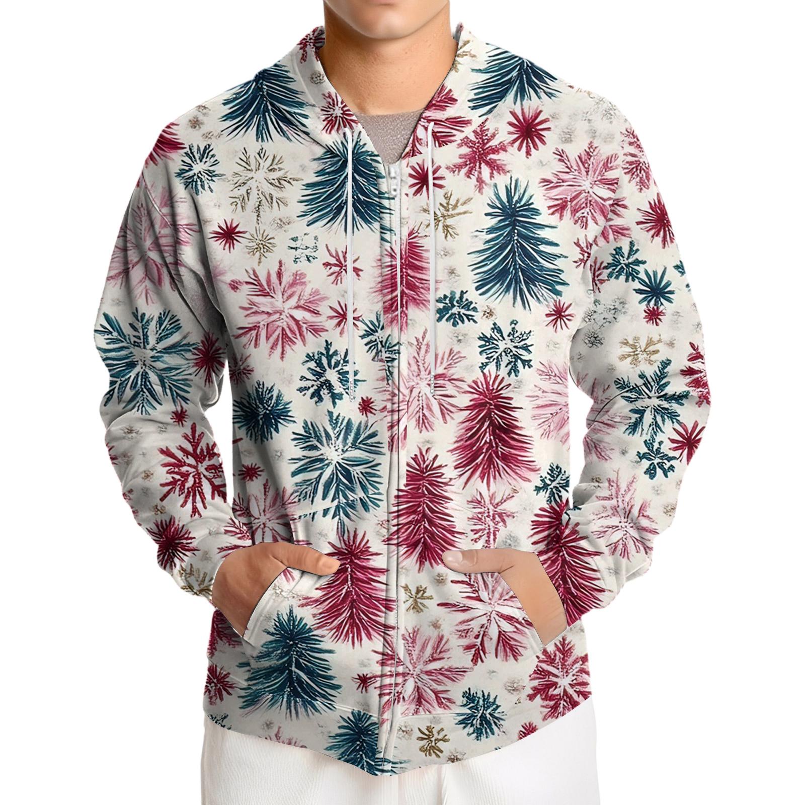 

Мужская повседневная куртка с капюшоном и кулиской свободного кроя XL белый