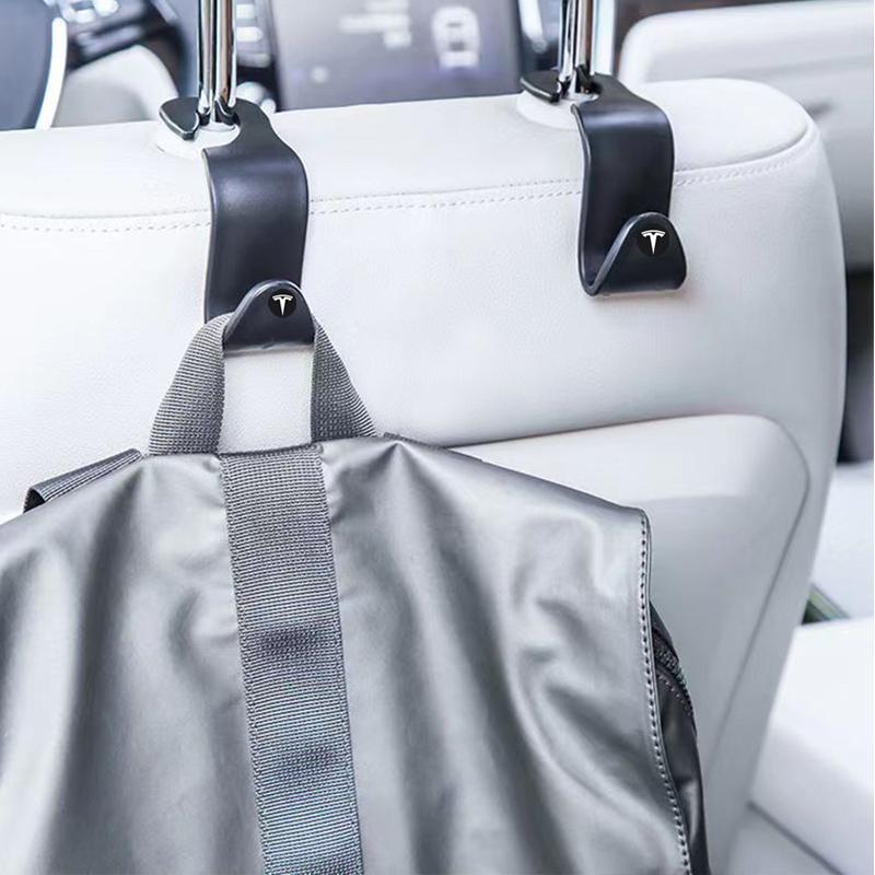 Auto Seat Headrest Hook Storage Hanger Car Interior Accessories For Tesla Model 3 Model S Model X Y Roadster Performance