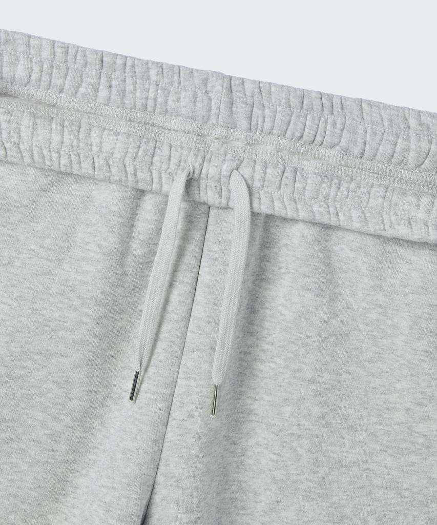 MUSINSA STANDARD Brushed Curved Sweatpants [Melange Light Gray]