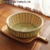 Bamboo Weaving Fruit and Snack Basket with Base