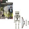 Mattel Minecraft Action Figure Accessory Set Skeleton Posable Character Collectible Inspired by the Minecraft Movie & 4-inch