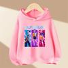 Dětské dívčí anime oblečení Kpop Lovci démonů Ležérní móda Teplá podzimní zimní mikina s kapucí